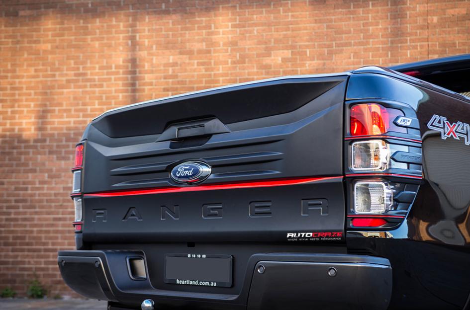FORD RANGER BATTLE AXE GLOSS BLACK MILLED ACCENTS